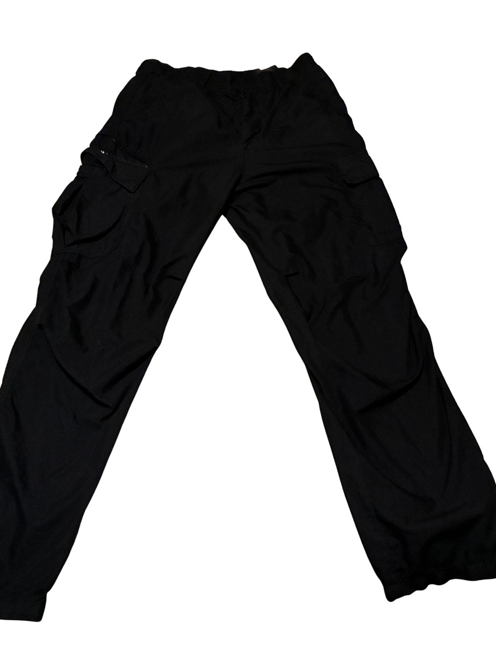 H&M Black Wide-Leg Cargo Pants